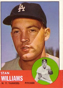 Stan Williams 1963 Topps #42 Sports Card