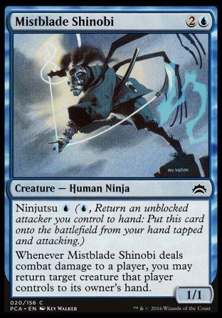 Mistblade Shinobi (Planechase Anthology decks) Trading Card