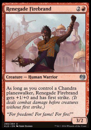 Renegade Firebrand (Kaladesh) Trading Card