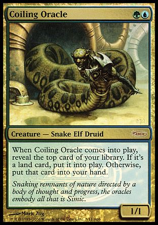 Coiling Oracle (Arena Promos) Trading Card