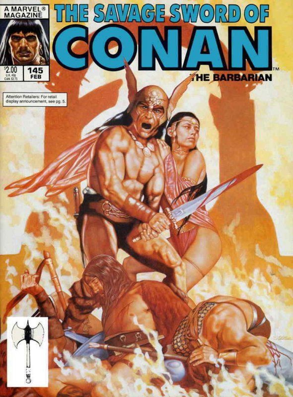 The Savage Sword of Conan #145 Comic