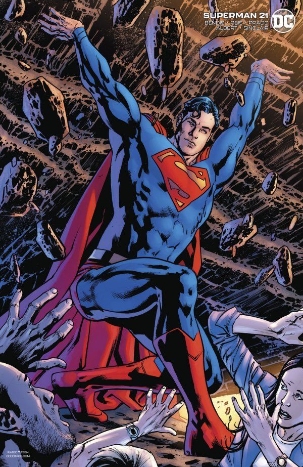 Superman #21 (Bryan Hitch Variant Cover)