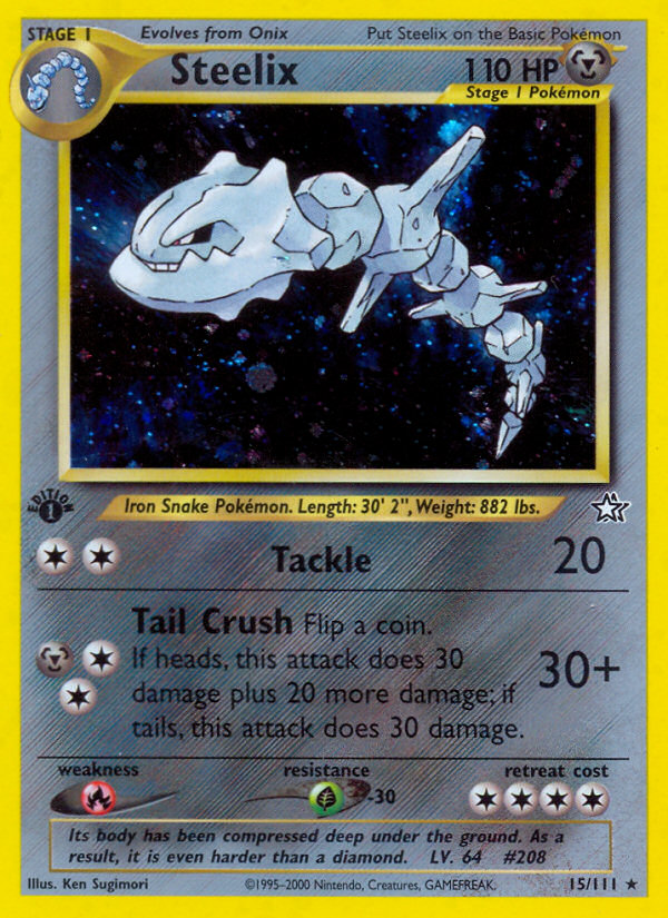 Steelix (15/111) - Neo Genesis Pokémon Card