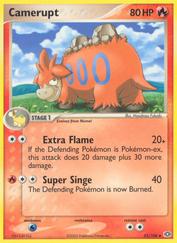 Camerupt (23/106) - Emerald Pokémon Card