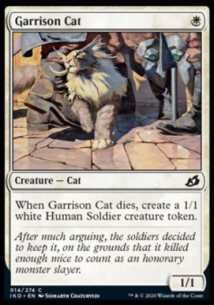 Garrison Cat (Ikoria Lair of Behemoths) Trading Card