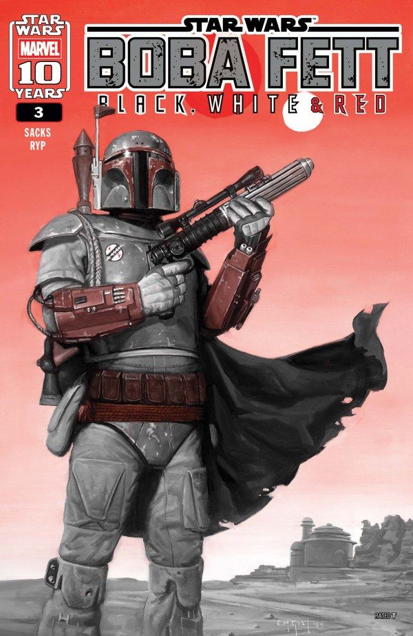 Star Wars: Boba Fett - Black, White & Red #3 Comic