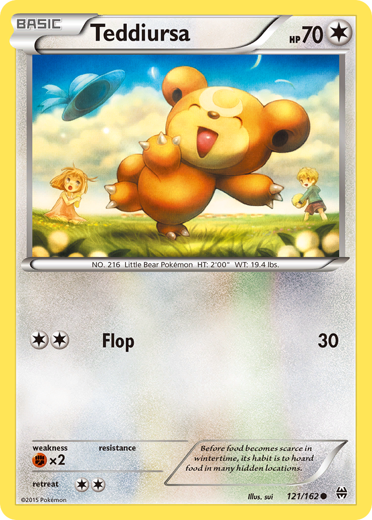 Teddiursa (121/162) - BREAKthrough Pokémon Card