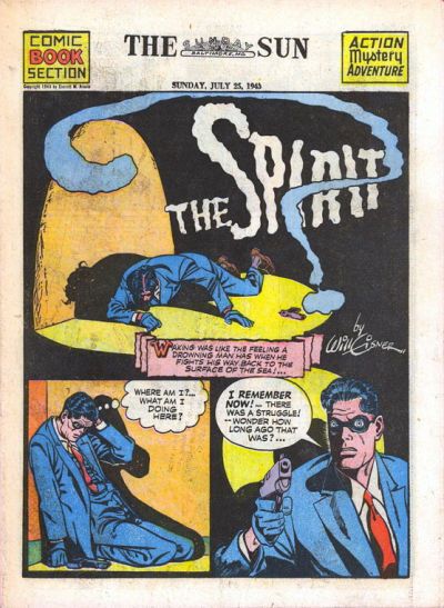 Spirit Section #7/25/1943 Comic