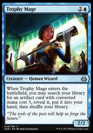 Trophy Mage (Aether Revolt) Trading Card