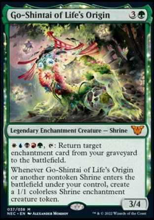 Go-Shintai of Life's Origin (Kamigawa Neon Dynasty Commander Decks) Trading Card