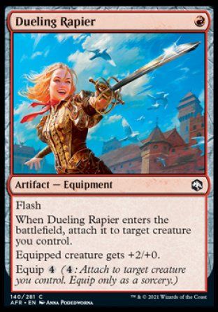 Dueling Rapier (Dungeons & Dragons: Adventures in the Forgotten Realms) Trading Card