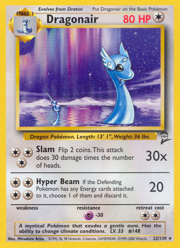 Dragonair (22/130) - Base Set 2 Pokémon Card