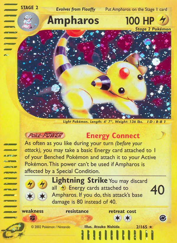 Ampharos (2/165) - Expedition Base Set Pokémon Card