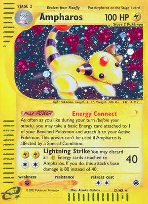 Ampharos (2/165) - Expedition Base Set