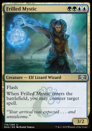 Frilled Mystic (Ravnica Allegiance) Trading Card