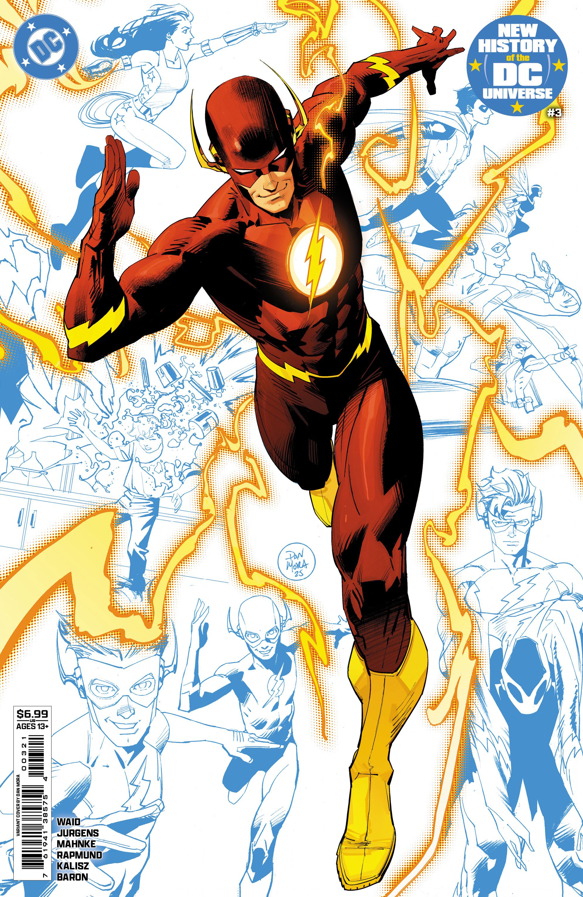 New History Of The DC Universe #3 (Cvr B Dan Mora Card Stock Variant) Comic