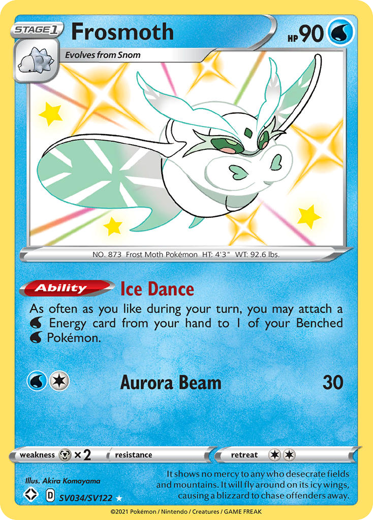 Frosmoth (SV034) - Shining Fates Shiny Vault Pokémon Card