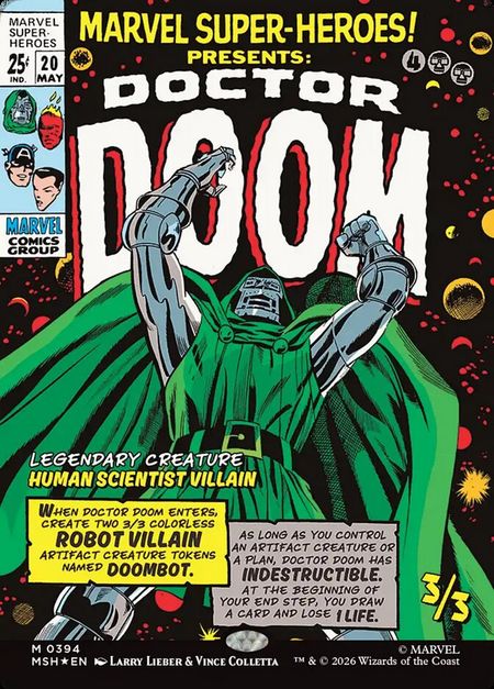 Doctor Doom (Marvel Super Heroes - Poster Borderless Foil)