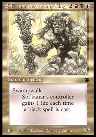 Sol'kanar the Swamp King (Legends) Trading Card