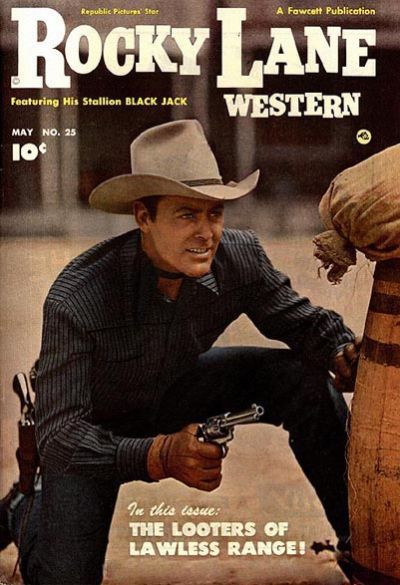 Rocky Lane Western #25 Comic
