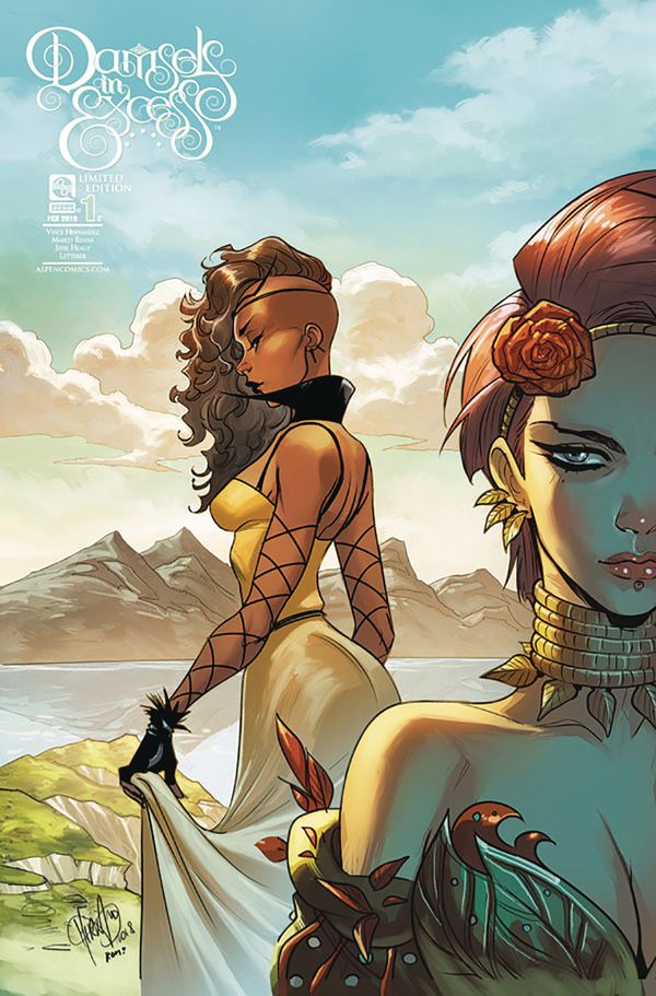 Damsels In Excess Vol 2 #1 (10 Copy Andolfo Inc Cover)