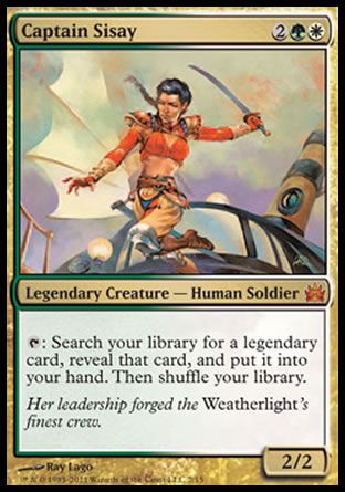 Captain Sisay (From the Vault : Legends) Trading Card