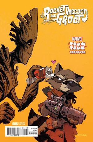 Rocket Raccoon and Groot #8 (Kesinger Tsum Tsum Variant)