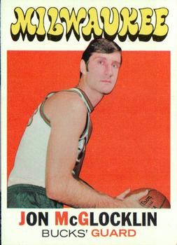 JON McGLOCKLIN  Milwaukee Bucks 1973 Throwback NBA Basketball Jersey