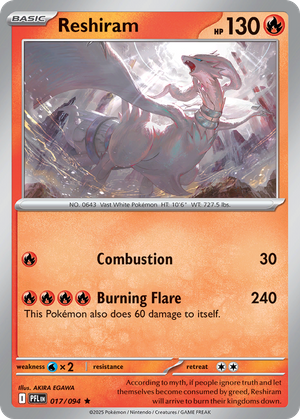 Reshiram (17/94) - Phantasmal Flames