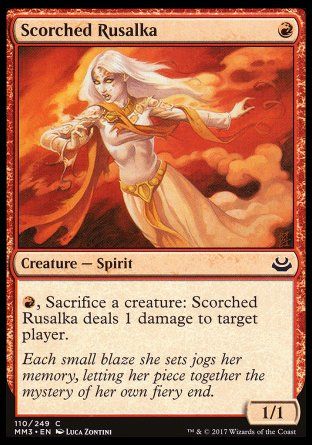 Scorched Rusalka (Modern Masters 2017) Trading Card