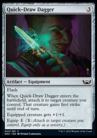 Quick-Draw Dagger (Streets of New Capenna) Trading Card