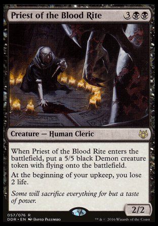 Priest of the Blood Rite (Nissa vs. Ob Nixilis) Trading Card