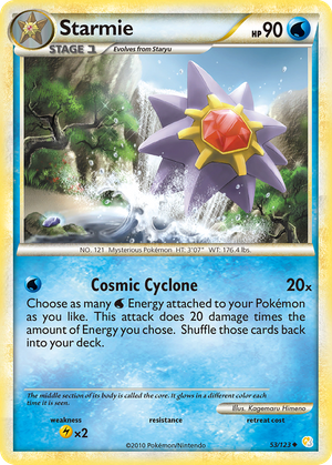 Starmie (53/123) - HeartGold & SoulSilver (Reverse Holo)