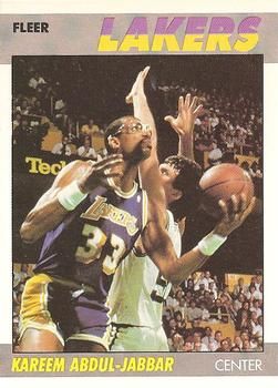 1987 Fleer Basketball Sports Card