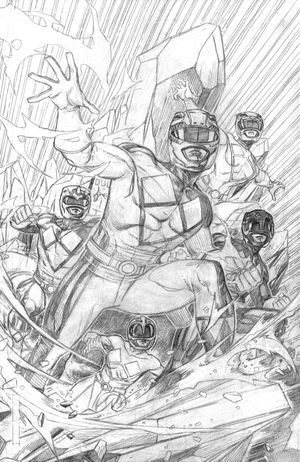 Mighty Morphin Power Rangers #1 (M Unlimited Variant Full Art Cheung)
