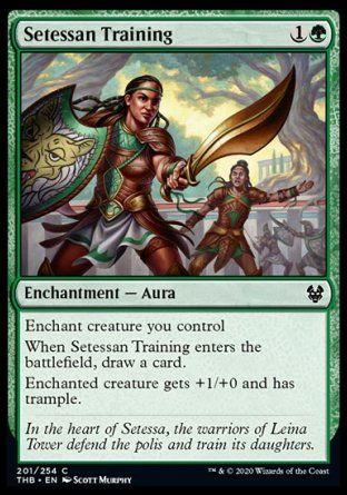 Setessan Training (Theros Beyond Death) Trading Card