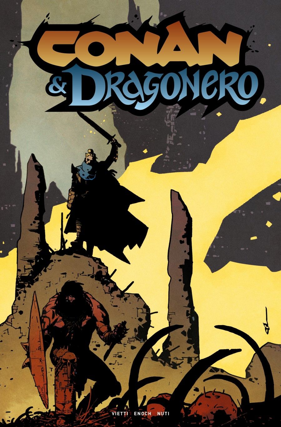Conan And Dragonero #6 (Cover C Mirko Colac Foil Variant) Comic