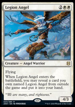 Legion Angel (Zendikar Rising) Trading Card