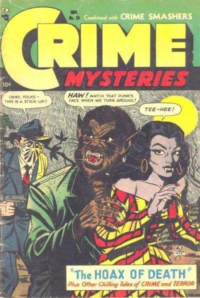 Crime Mysteries #10 Comic