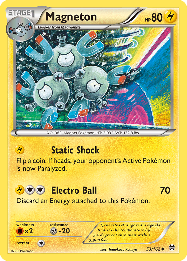 Magneton (53/162) - BREAKthrough Pokémon Card