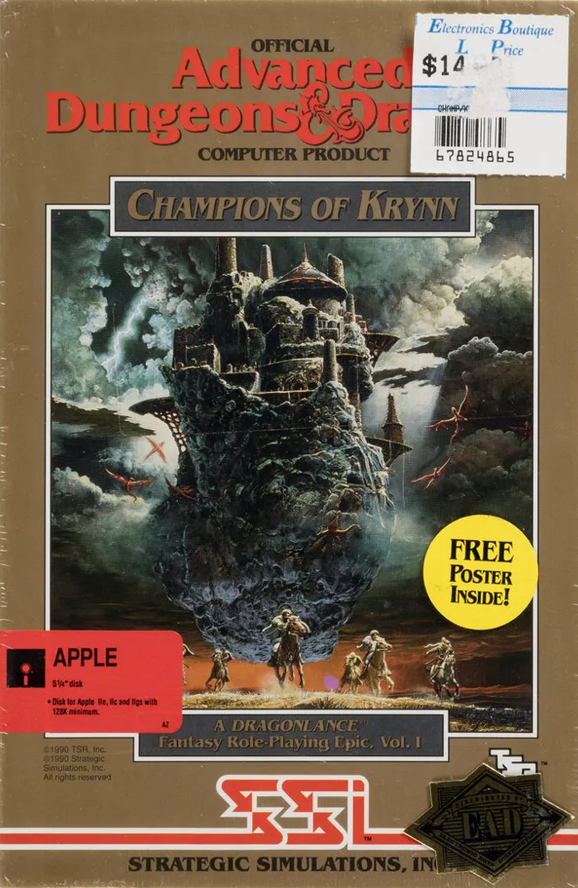 Advanced Dungeons & Dragons: Champions of Krynn Video Game