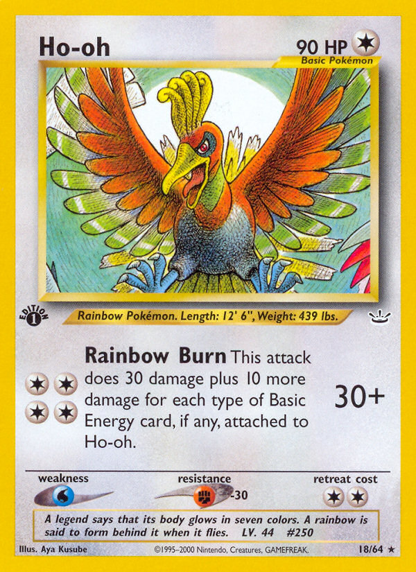 Ho-oh (18/64) - Neo Revelation Pokémon Card