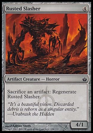 Rusted Slasher (Mirrodin Besieged) Trading Card