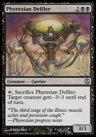 Phyrexian Defiler (Phyrexia vs. The Coalition) Trading Card