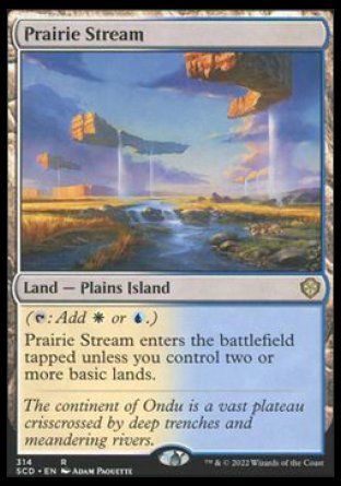 Prairie Stream (Starter Commander Decks) Trading Card