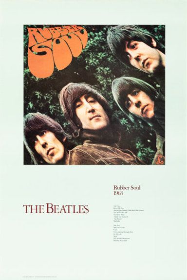 The Beatles Rubber Soul 1987 Concert Poster