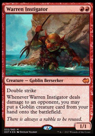 Warren Instigator (Merfolks vs. Goblins) Trading Card