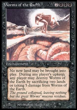 Worms of the Earth (The Dark) Trading Card