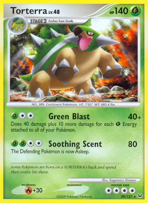 Torterra (39/127) - Platinum (Reverse Holo)