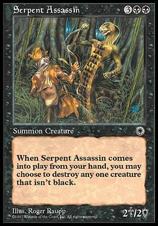 Serpent Assassin (Portal) Trading Card